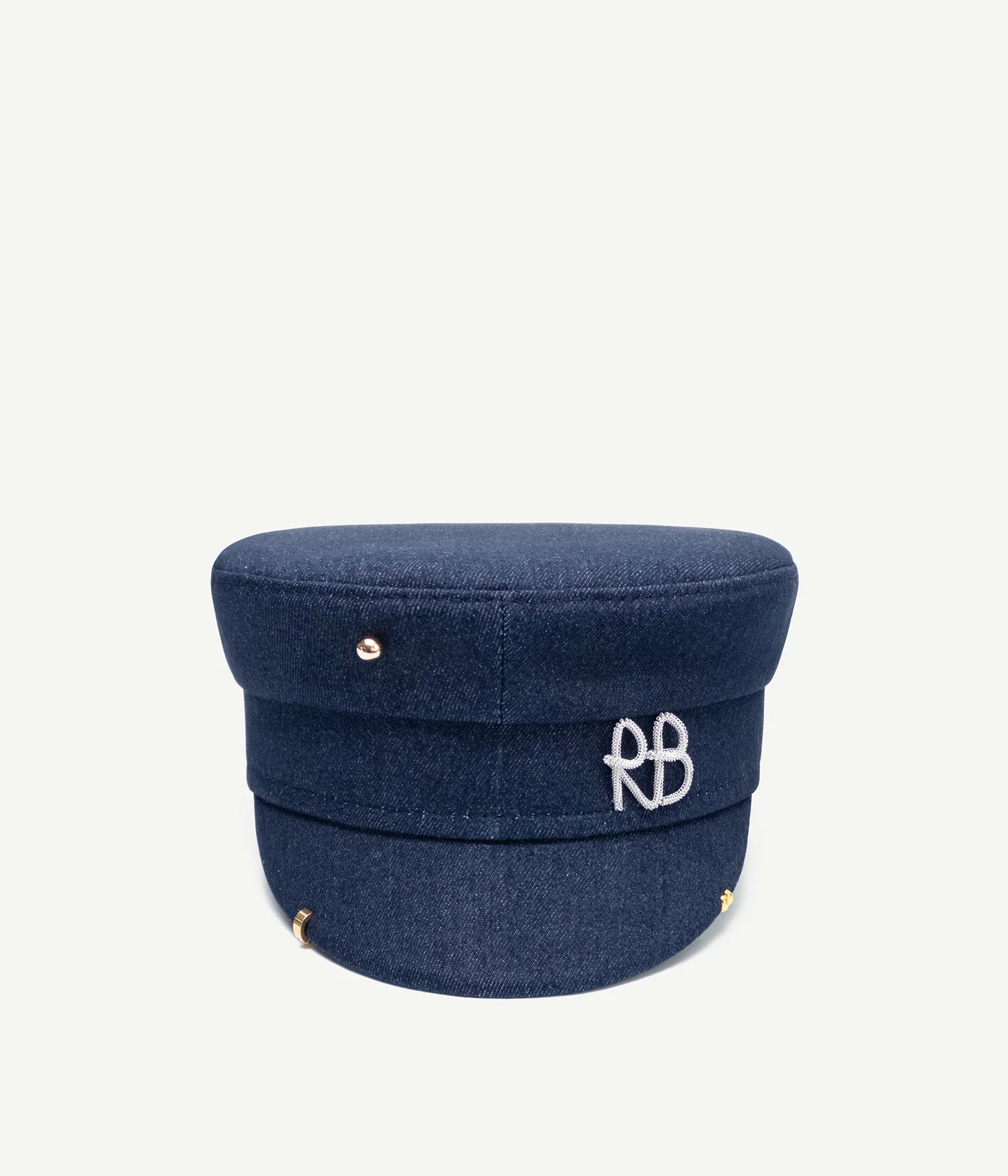 BAKER BOY CAP IN DARK DENIM